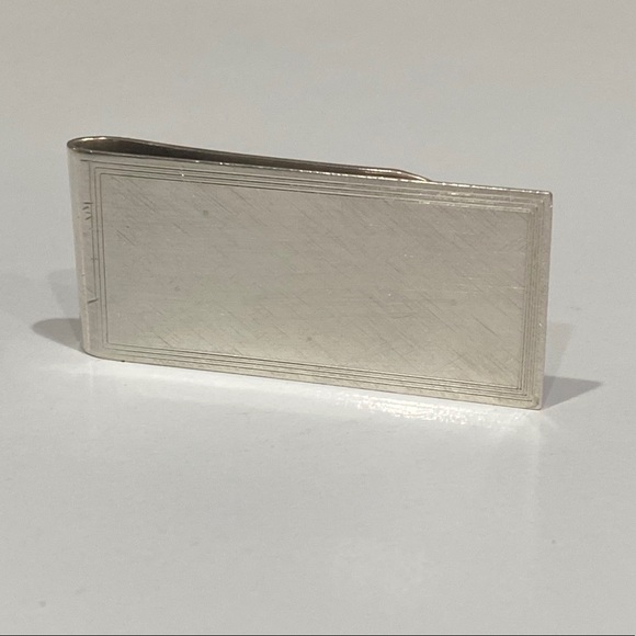 Wells Sterling Silver Money Clip Vintage - Picture 3 of 6